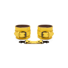 Yellow Ankle Cuffs - idevildesires