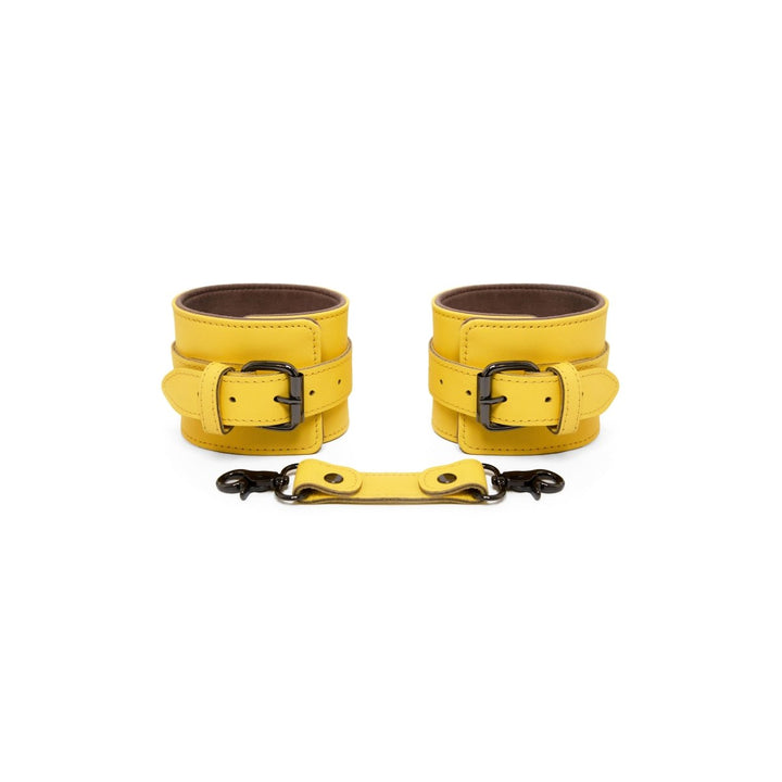 Yellow Ankle Cuffs - idevildesires