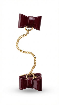 Burgundy Patent Handсuffs "Sweet Surrender"