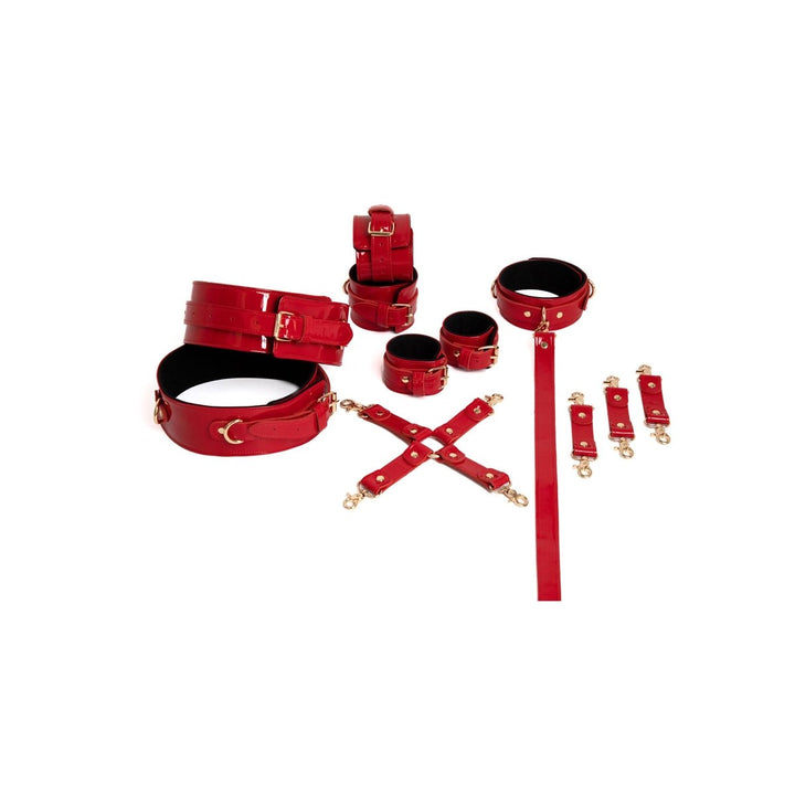 Set 5in1 "Red Patent" - idevildesires
