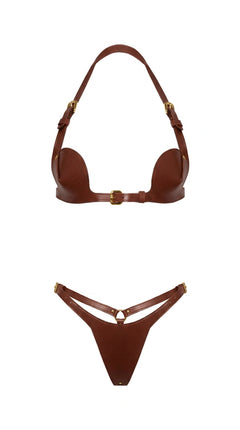 Brown Lingerie Set