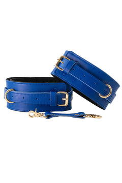 Leather Thigh Cuffs BDSM – Adjustable Bondage Leg Restraints