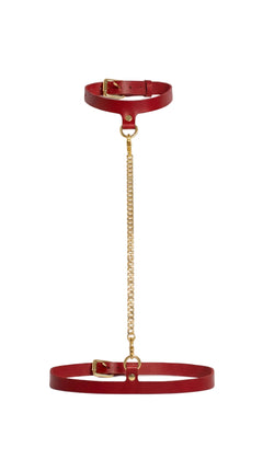 Choker Harness "Golden Temptation"