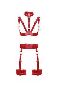 Red Harness "Demetra" - idevildesires