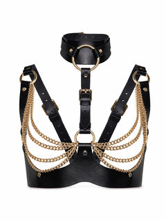 Leather Harness | Bra " Venera" - idevildesires