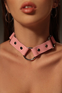 Choker "Lili" Pink - idevildesires