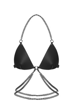Bra with chain - idevildesires
